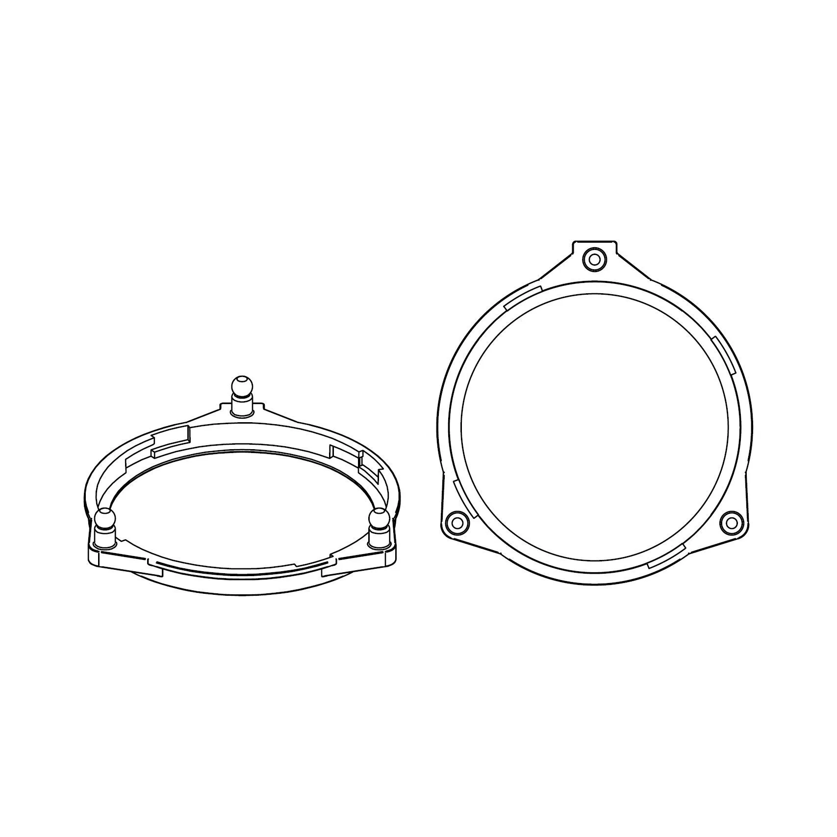 HELIX CFMK100 MB.4 Монтажный адаптер FlexMounts (CI41009) HELIX CFMK100 MB.4 Монтажный адаптер FlexMounts (CI41009)