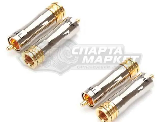 Alphard 288-1 RCA  Black Коннектор для акуст. кабеля прямой