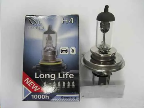 Clearlight Лампа H4 12V-60/55W LongLife (1 шт)