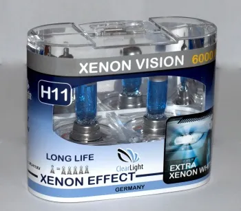 Clearlight Лампа H11 12V-55W XenonVision (2 шт.)
