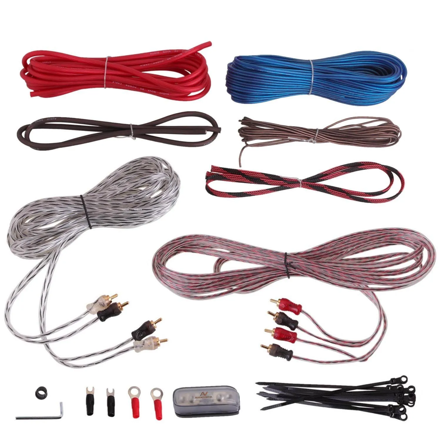 AUDIO NOVA AKA8.40 Набор подключения 4-х канального усилителя AUDIO NOVA AKA8.40 Набор подключения 4-х канального усилителя