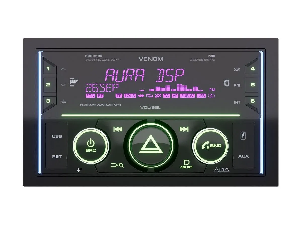 Aura Venom-D868DSP автомагнитола Aura Venom-D868DSP автомагнитола