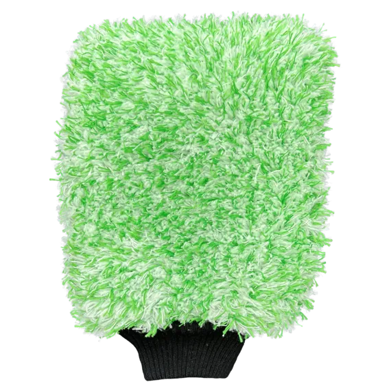 Микрофибровая варежка для мойки LERATON WASH MITT MW4 GREEN Микрофибровая варежка для мойки LERATON WASH MITT MW4 GREEN
